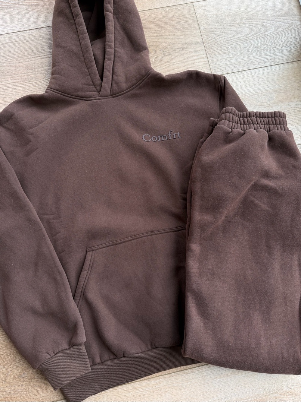 Comfort Hoodie Set - Brown - Picture 5 of 8